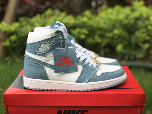 Pure original Air Jordan 1 High OG WMNS _Denim_ tanning joint goods number_ DM9036-104 Size_ 40-47.5-da30cf9d